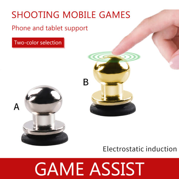 Metal Smart Phone Trigger Button Aim Key Shooter Lightweight Mobile Gaming Joystick Game Playing Elements for PUBG 4