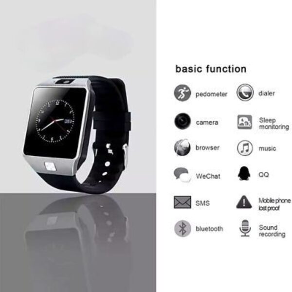 Smart Watch Phone Bluetooth Waterproof for Android & IOS Camera Call SIM TF Card 4