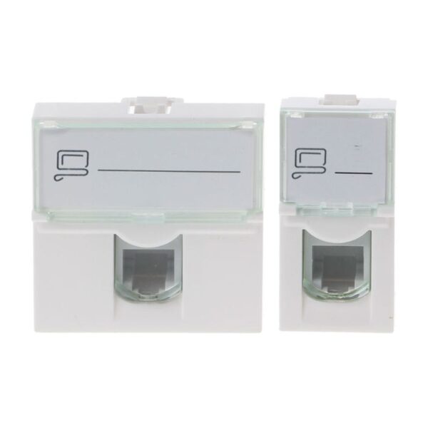 CAT6 Network Module Information Socket RJ45 8P8C Connector Adapter Keystone Jack Standard Wall Plate 1