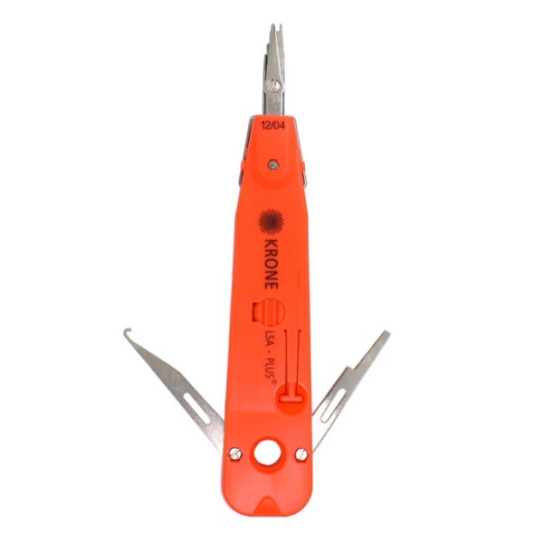 Red Original Krone Lsa-plus Telecom Phone Wire Cable RJ11 RJ45 Punch Down Network Tool Kit Professional 4