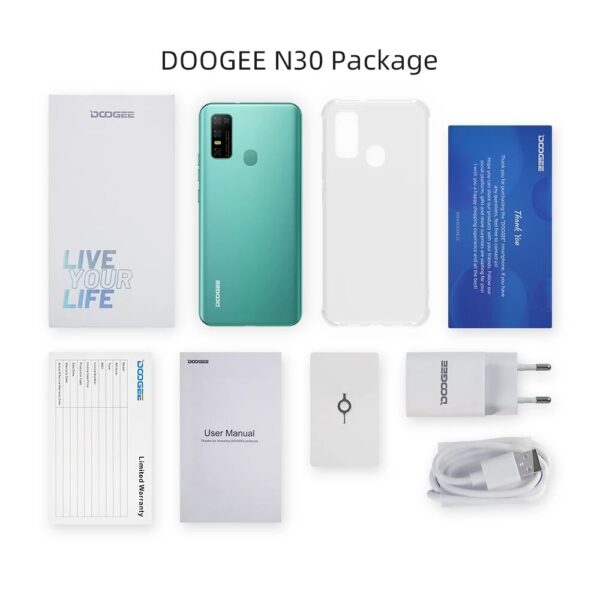 Global DOOGEE N30 4GB+128GB Full Netcom 6.55 6