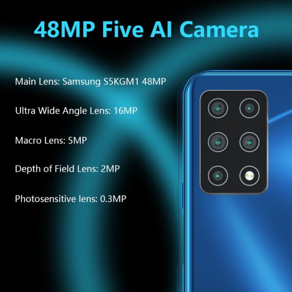Cubot X30 8GB Smartphone 48MP Five Camera 32MP Selfie NFC 256GB 6.4" FHD+ Fullview Display Android 10 Global Version Helio P60 2