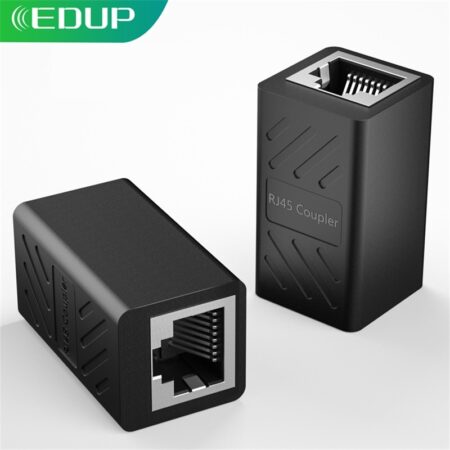 EDUP RJ45 Ethernet Cables Coupler Ethernet Inline Cable Extender Female to Female Network Socket Adapter for Cat5,Cat6,Cat7 1