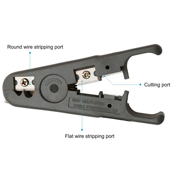 Wire Stripper Multifunctional Adjustable Cable Cutter Tool Suitable For UTP/STP And Other Network Cables 3