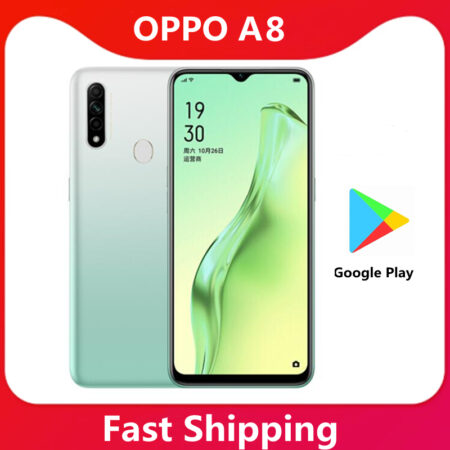 Original Oppo A8 Smart Phone Octa Core 2.3GHz MTK6765 6.5inch LCD 1600x720P 12MP Camera 4230mAh Cell Phone 1