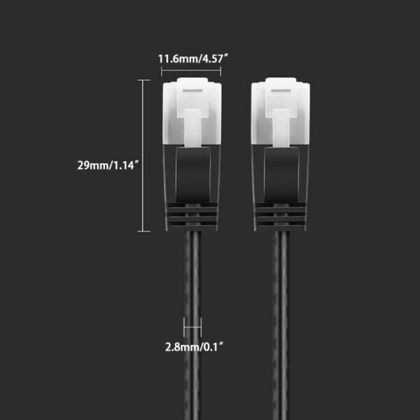 A6HE Right/Left/Up/Down Angle Ethernet Adapter 90 Degree RJ45 Extension Cat6 Network Connector for Computers Laptops Routers 3