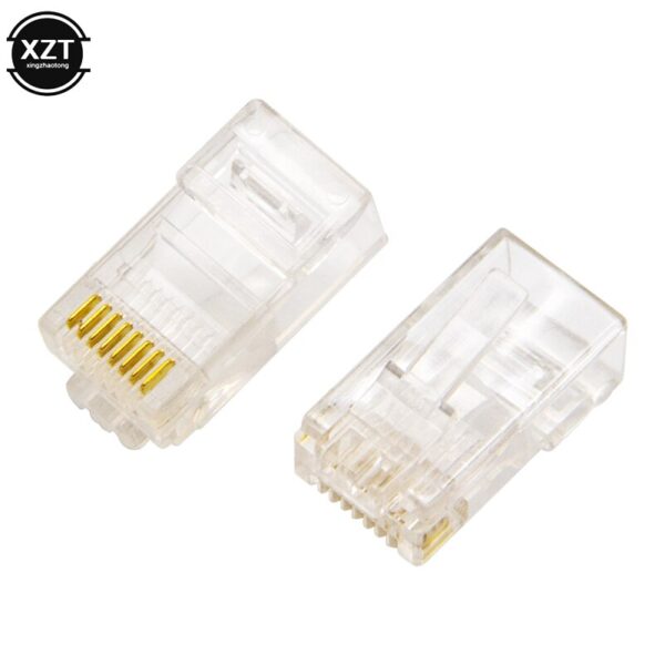 50/100 Pieces 8P8C RJ45 Modular Plug for Network CAT5 LAN Professional and High Quality 4