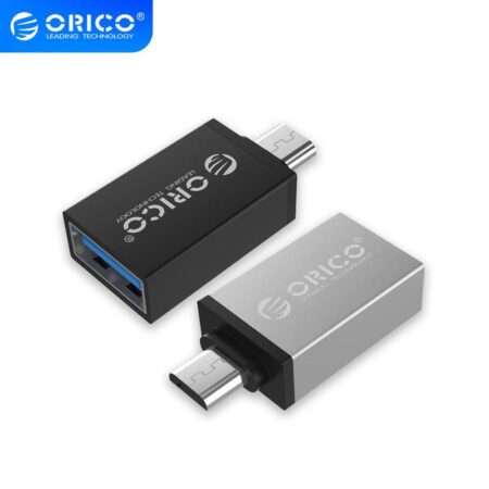 ORICO OTG Adapter Micro B to USB 3.0 Convertor USB3.0 5Gpbs Adapter Aluminum Alloy Connect Smart Phone Tablet to U Disk Mouse 1