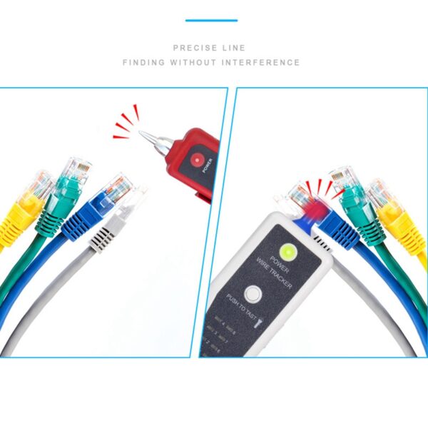 RJ45 RJ11 Wire Tracker Telephone Ethernet LAN Network Cable Tester Testing Tool Line Finder 5