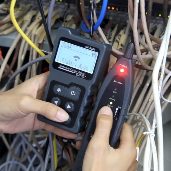 NOYAFA NF-8209/NF-488 RJ45 Cable Tracker Lan Tester PoE Ethernet cat5 cat6 Network Tools LCD Display Measure Length 4