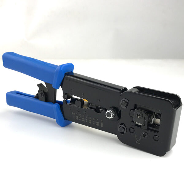 RJ45 Crimp Tool Kit Pass Thru Cat5 Cat5E Cat6 RJ45 Crimping Tool 4