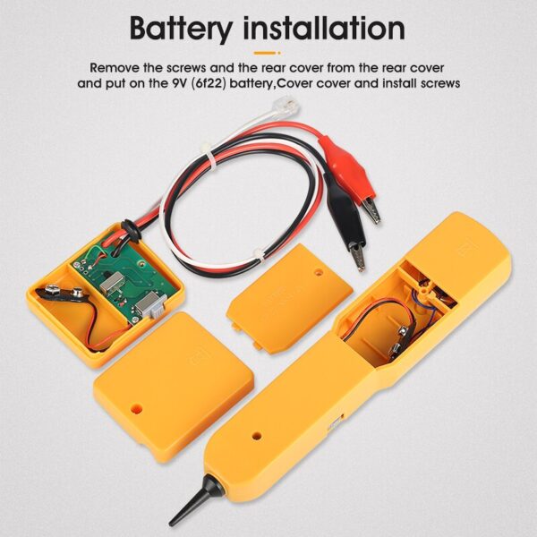 Tracker Diagnose Tone Finder Telephone Wire Cable Tester Toner Tracer inder Detector Networking Tools 3