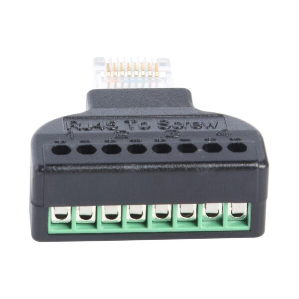 Cable Tester Network Testing Tools Ethernet Network LAN Adapter Card Screw Connector Adapter for CCTV Digital DVR 2