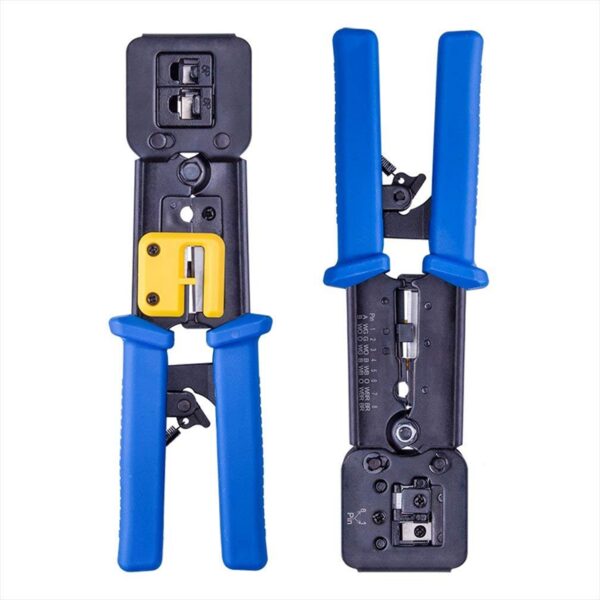 New Network Tool Kit Set, Crimp Tool Rj45, Cat5 Cat6 Cable Tester Repair Wire Stripping Cutter, Rj45 Coax Plug Crimping, Rj11 Wi 4