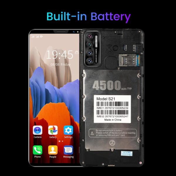 Cheap Smart Phone S21 512MB+4GB Cellphone 5.8 Inch Screen  4500mAh Android 4.4 Unlocked Celular Barato MobilephoneSmartphone 6