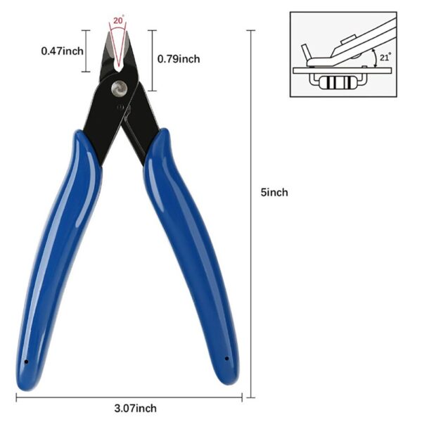 Electrical Wire Cable Cutters Cutting Side Snips Flush Pliers Nipper Hand Tools Herramientas Network Wire Stripping Strippe 3