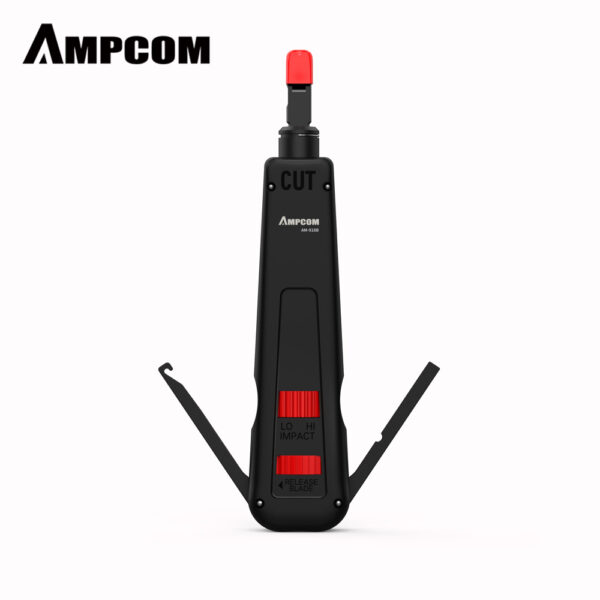 Punch Down Tool, AMPCOM 110 Type Multi-function Network Cable Tool with Two Blades Telephone Impact Terminal Insertion Tools 7