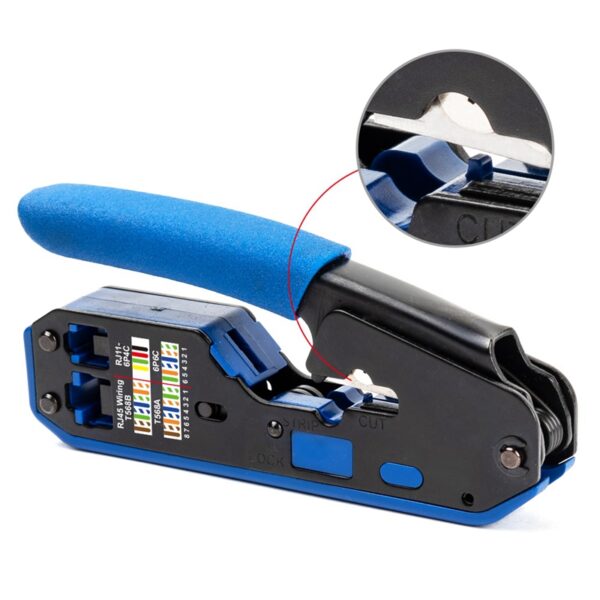 Rj45 Tool Network Crimper Cable Stripping Plier Stripper for Rj45 Cat6 Cat5E Cat5 Rj11 Rj12 Connector Ethernet  Cable Cutter 2