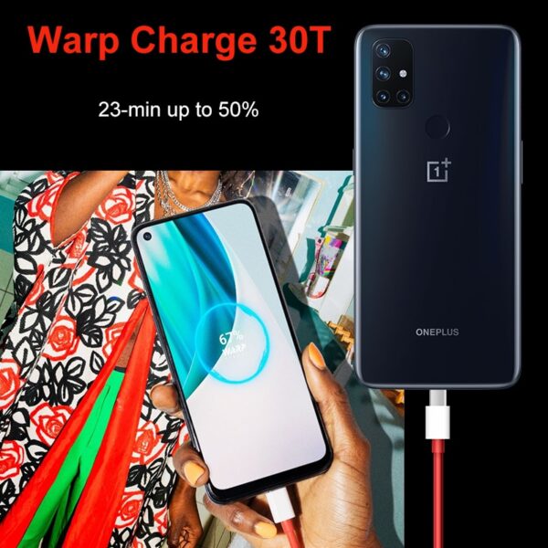 OnePlus Nord N10 5G OnePlus Official Store World Premiere Global Version 6GB 128GB Snapdragon 690 Smartphone 90Hz Display 64MP 5