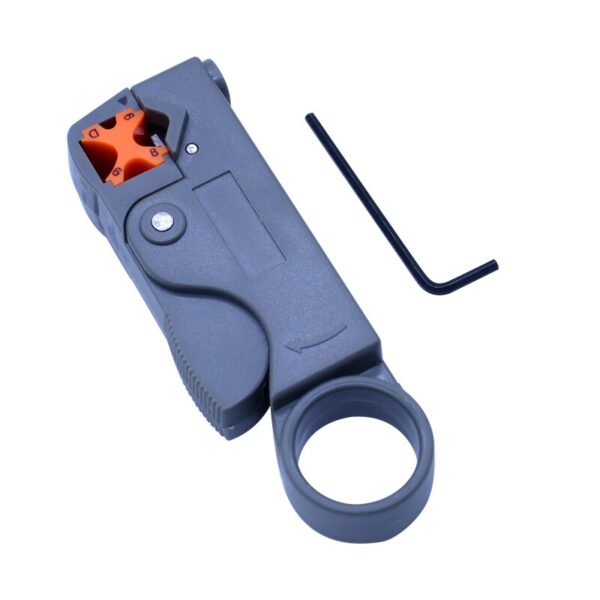 OUTEST coaxial cable stripper rotary  Wire Stripping Pliers for Tool for RG59/6/7/11 Multitool Network Tool 5