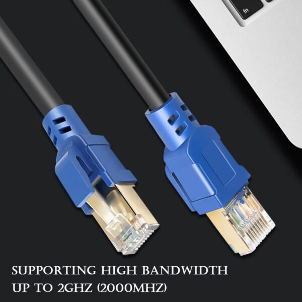 Cat8 Ethernet Cable RJ45 8P8C Network Cable 2000Mhz High Speed Patch 25/40Gbps Lan for Router Laptop 3m/6m/10m/12m/20m/25m/30m - Image 3
