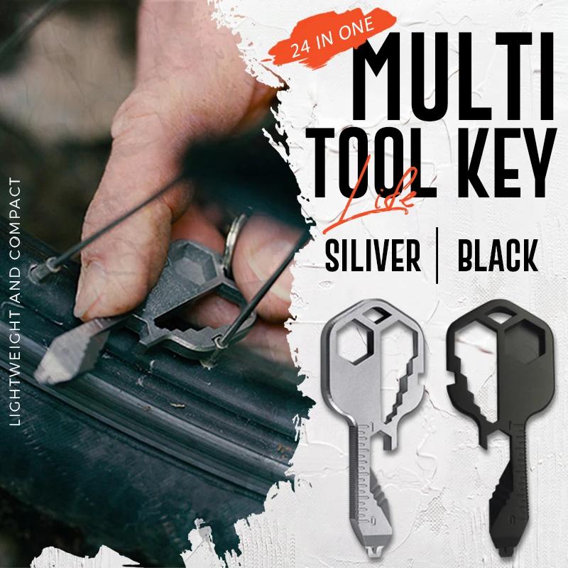 New Multi-Tool Key Multifunctional Key Pendant Wrench Set Universal Keys Gear Clips Measuring Adjustable Portable Home Hand Tool