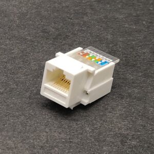 RJ45 Cat6 UTP Female Jack Connector Network Module for Wall Plate Free ...