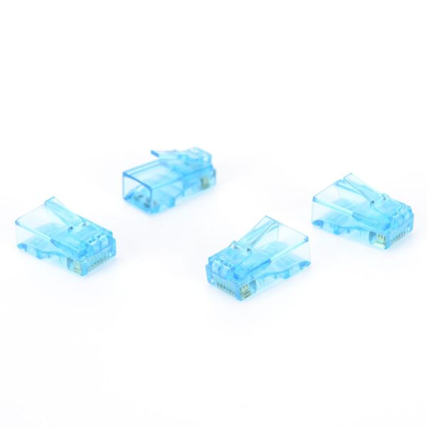 10pcs Colorful RJ45 Modular Plug Network Cable LAN Connector Plug End 8P8C CAT5 CAT5E Random Color 6