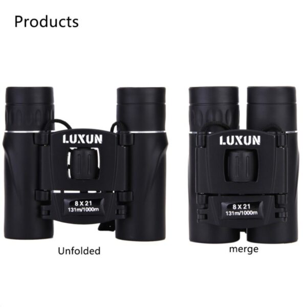 8x21 HD Binoculars 1000M Long Range Folding Mini Telescope Optics For Hunting Sports Outdoor Camping Travel 5