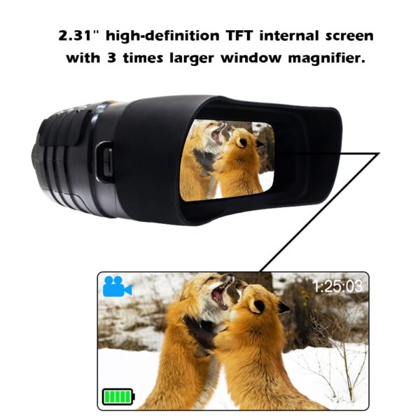 Binocular Night Vision Device High Magnification Binoculars Outdoor Night Photography Video Infrared Digital Night Vision Device 6