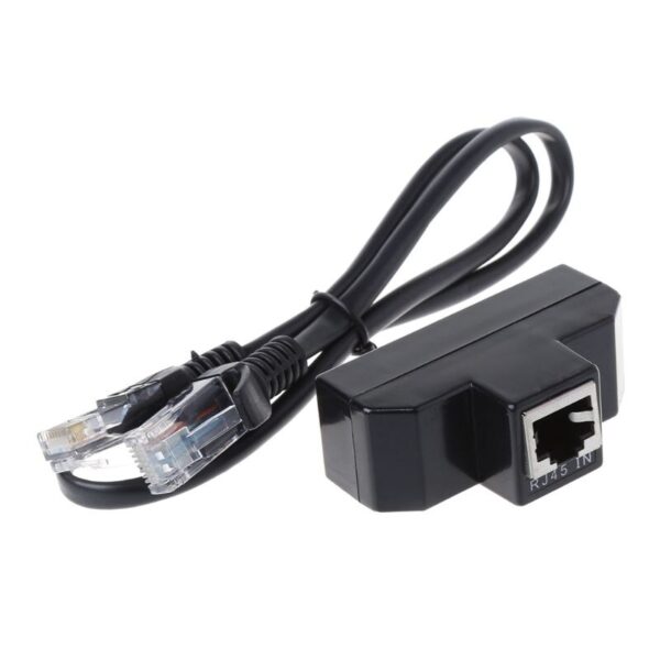 RJ11 6P4C Female To 4 Ethernet RJ45 8P8C Male F/M Adapter Converter Cable Phone G6DD 5