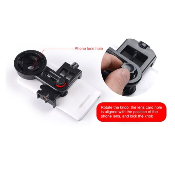 Upgrade Binoculars Telescope Special Accessories Adapter Connector Clip Bracket Fit Mobile Phone for Binocular Holder Watching 6