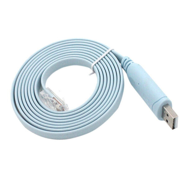 1.8M USB To RJ45 For Cisco USB Console Cable CONSOLE Debug line A7H5 for Cisco H3C HP Arba 9306 huawei router rollover console 3