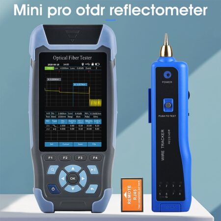 AUA900D mini pro OTDR Reflectometer 9 functions in 1 device OPM OLS VFL Event Map RJ45 Ethernet Cable Sequence Distance Tracker 1