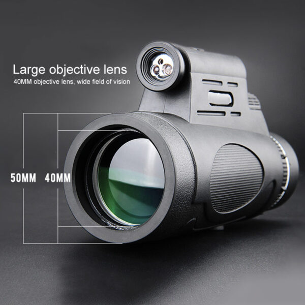 12x50 HD Telescope High Power Binocular Portable Military Hunting Telescope Night Vision Outdoor Climbing Photograph Monocular 6