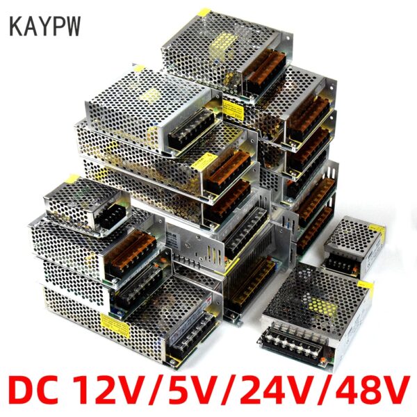 KAYPW Switching Power Supply Light Transformer AC 110V 220V To DC 5V 12V 24V 48V Power Supply Source Adapter For Led Strip CCTV 1