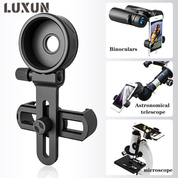 Universal Telescope Cell Phone Adapter Binoculars Phone Holder Astronomical Telescope High Quality Phone Clip 1
