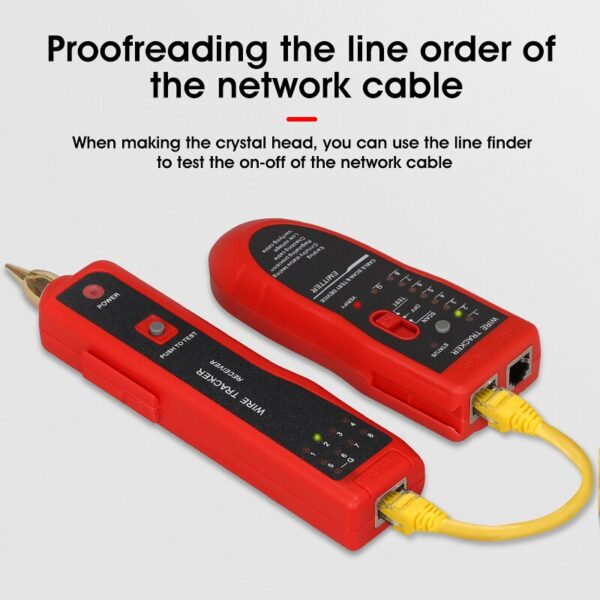 Free shipping RJ11 RJ45 Crimper Cat5 Cat6 LAN Network Cable Tester Telephone Wire Tracker Three colors available 2