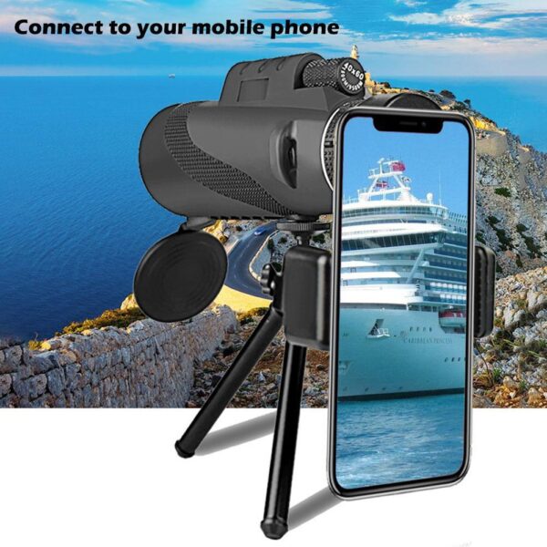 Monocular 40x60 Powerful Binoculars High Quality Great Handheld Telescope lll night vision Military HD Professional Hunting 6