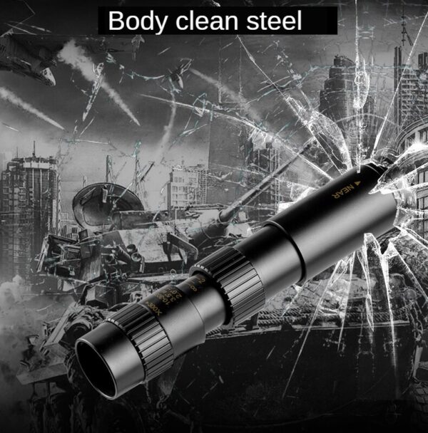 4K10-300X40mm Super Zoom Monocular Telescope Binoculars BAK4-Prism Body Steel Take Photo 4K Video Low Light Night Vision Camping 3