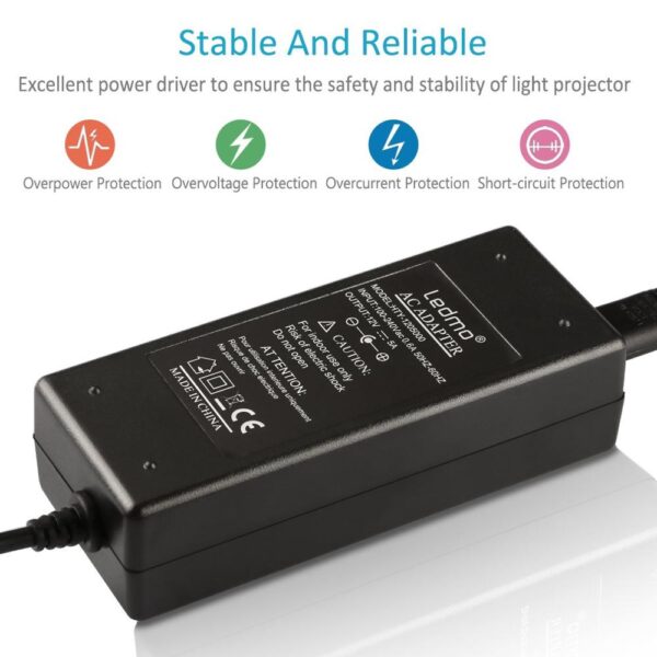 LED Power Adapter 5.5*2.1~2.5mm Female Connector AC 110V 220V To DC 12V 24V 5V Lighting Transformer For LED Strip CCTV Router 4