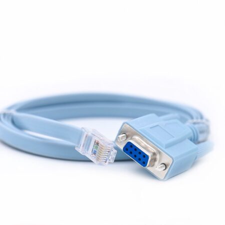 1.5M Female Network Adapter Cable For Cisco Console RJ45 To Rs232 DB9 COM Serial Port 1