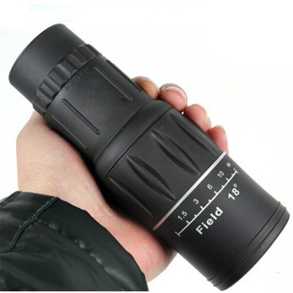 Portable 16 X 52 High Over Telescope Monocular 66/8000M Binoculars Outdoor Sports Black for Bird Watching Hunting 3