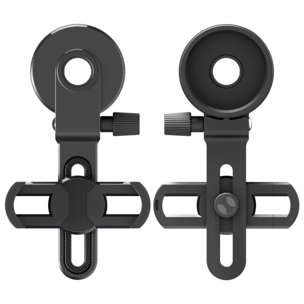 Universal Smart Cell Phone Adapter Clip Mount Binocular Monocular Spotting Scope Telescope Phone Support Eyepiece D: 62-105mm 2