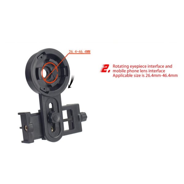 Upgrade Binoculars Telescope Special Accessories Adapter Connector Clip Bracket Fit Mobile Phone for Binocular Holder Watching 3