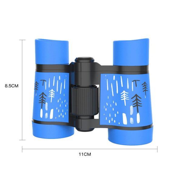 HD Binoculars 4x30 Telescope Rubber Children Colorful Telescope Fixed Zoom Anti-skid Portable Field glasses Children Gifts 4