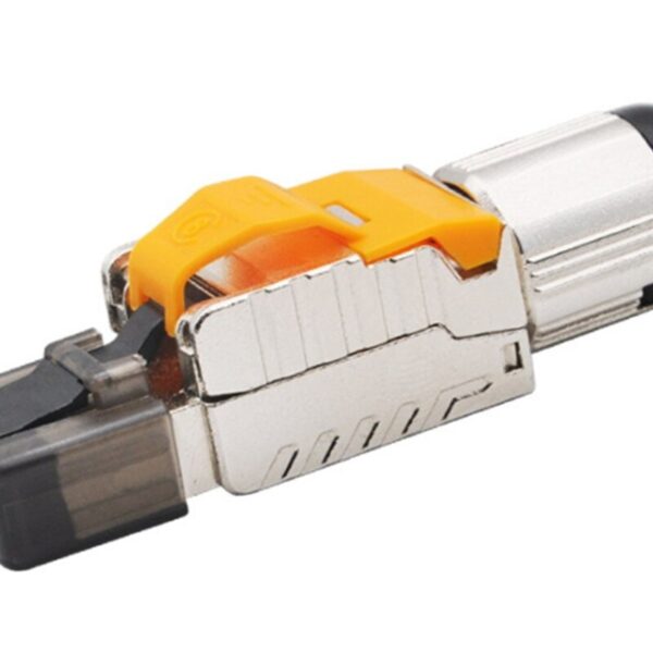 Tool-Free Shielded RJ45 Cat 8 Termination Plug Cat8 Plug / Cat8 Connector Modular for 22/23/24AWG Cable 40GB Network 6