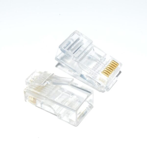 10Pcs RJ11 RJ45  6P2C 6P4C 6P6C 8P8C Telephone Internet Modular Plug Jack Network Connector 5