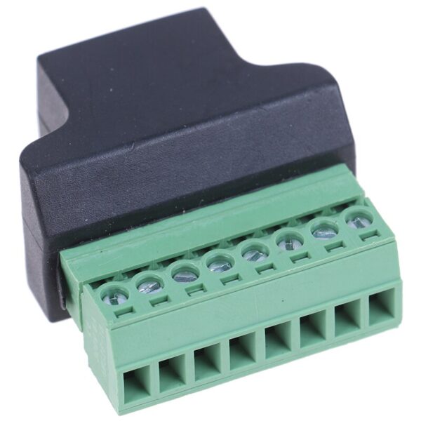 1 Pcs RJ45 To Screw Terminal Adaptor RJ45 Female To 8 Pin Connector RJ45 Splitter For CCTV DVR CCTV Accessories 4