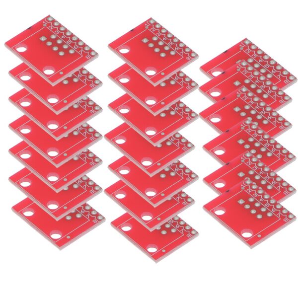 2020 NEW Hot 20x Modular Connectors / Ethernet Connectors RJ45 Breakout Board Adapter Connector Module Board Portable 4